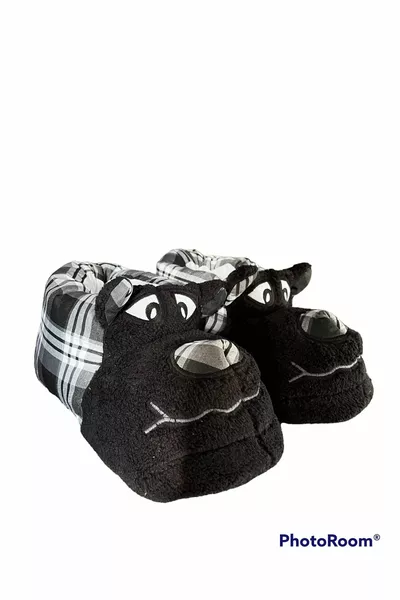 أبيض وأسود للجنسين Pantduf مع