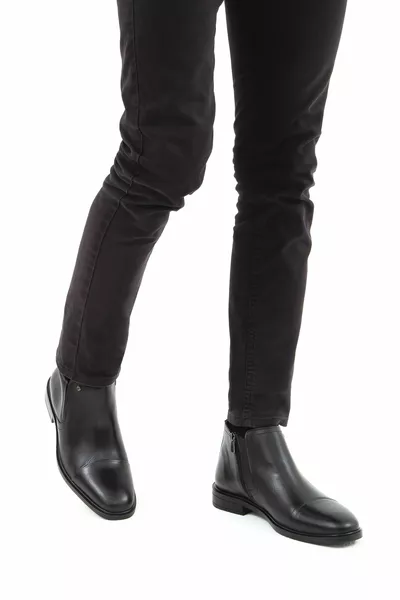 تامر تانكا جزمة كلاسيكية جلد طبيعي للرجال   حذاء إرك 