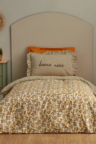 Set di Biancheria da Letto % Cotone Singolo Young Buona Notte (Con Angoli)