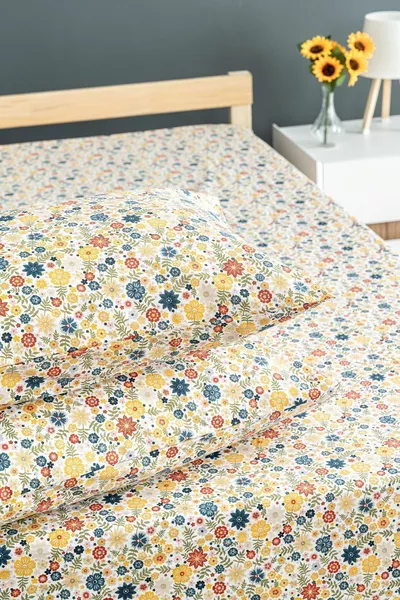 | Liberty | % Katoen Tweepersoons Hoeslaken Set  x 