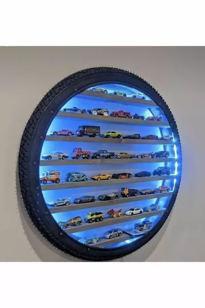 Gierige Mientje Auto Wandplank met Verlichting cm