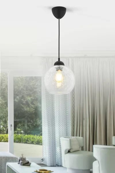 1 Единичен Плафон  см Кръгло Напукано Стъкло Прозрачно Стъкло Бяло   см Модерен  Антре / Коридор