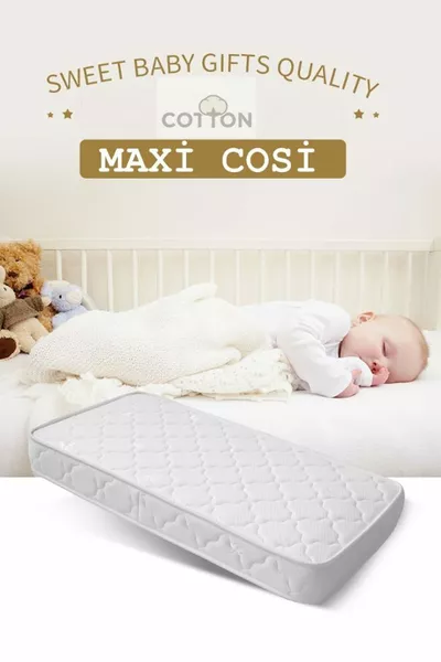 Maxi Cosi Sweet Cotton  см Ортопедичен пружинен матрак Луксозен ортопедичен памучен  пружинен матрак