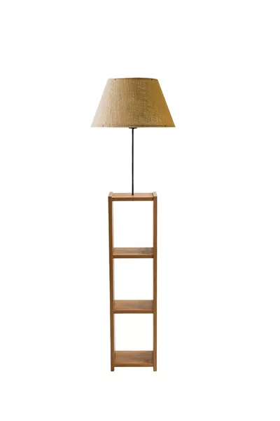 Decorative Floor Lamp with Shelves 