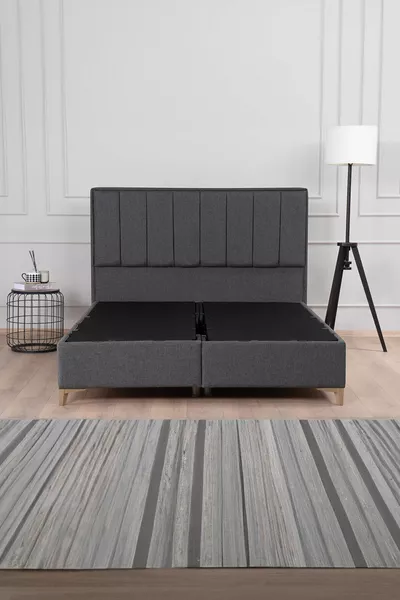 Gold Therapy Storage Bed Headboard Set Anthracite (BED NOT INCLUDED)