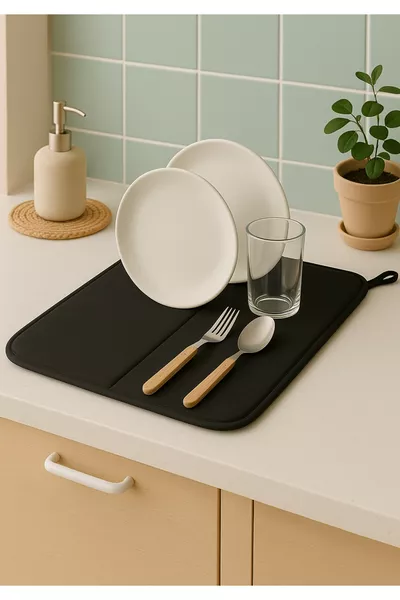 Telo Asciugapiatti, Tappetino per Piatti da Banco Super Assorbente