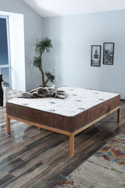 سرير نوابض بالكامل من الجانبين ومريح للجسم