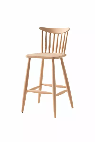 Clk Wooden Bar Chair Bar Stool Raw Unpolished Armless Bar Chair