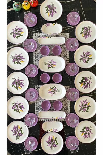 MOR BŞK  Kişilik  Parça Kahvaltı Takımı