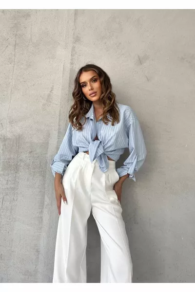 Women's Pleated Fabric high waist Palazzo Pants