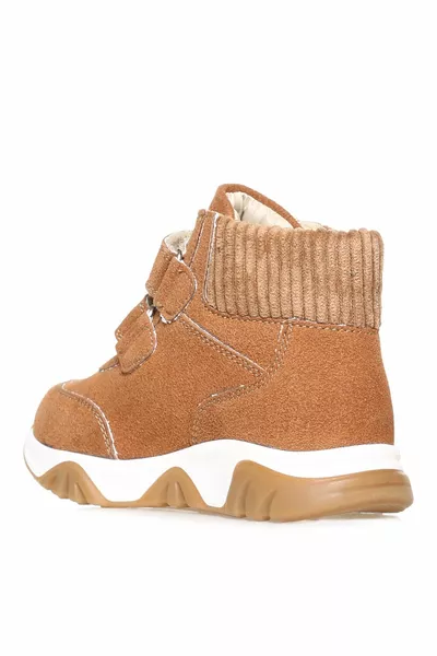 نسيج + قهوة أحذية أطفال بوردن