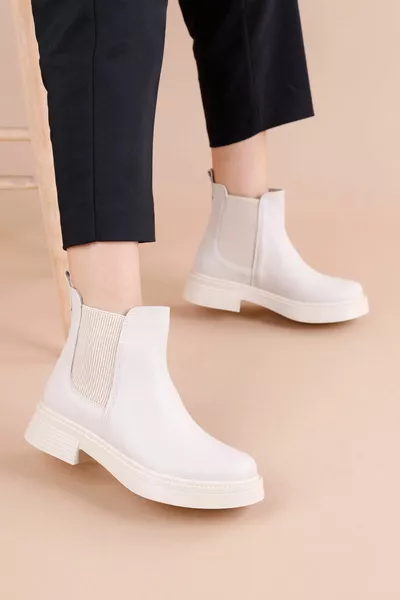 Arora Bottes Beige Femme