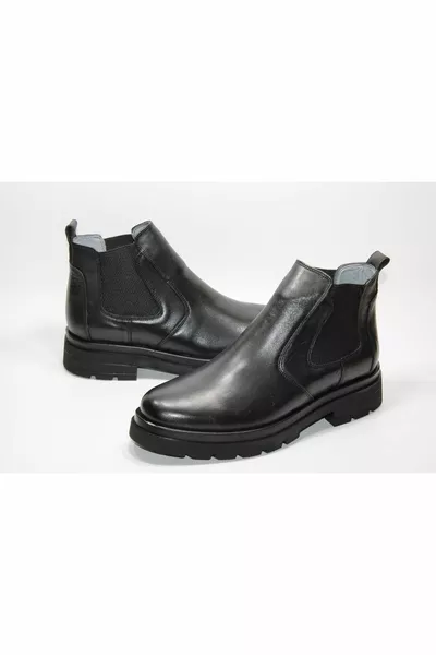 Cuir véritable deux côtés caoutchouté polyuréthane antidérapant léger semelle attaches hommes haut épais ta