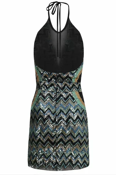 Custom Design Couture handgefertigtes Mini-Abendkleid für Damen