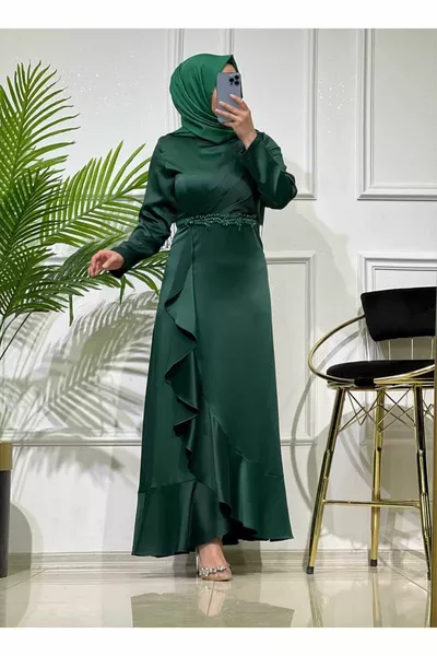  K  ИЗУМРУДЕНО ЗЕЛЕНИ ИРЕМ ВЕЧЕРНИ РОКЛИ