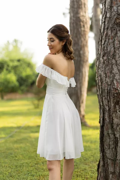 Vesta Chiffon Graduation Dress, Flywheel Collar