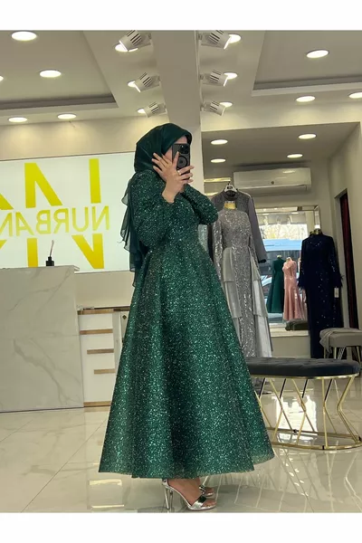 GLITTER EVENING DRESSES