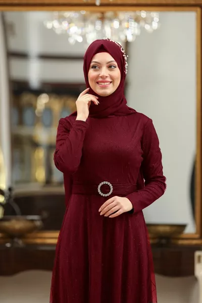 Lina Hijab Evening Dress 