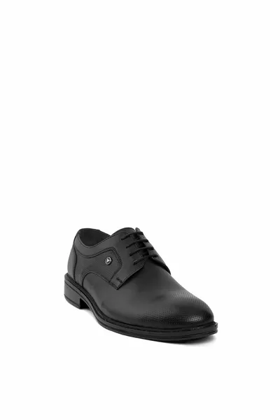 Elite  Homme Cuir Véritable Chaussures Classiques Noir