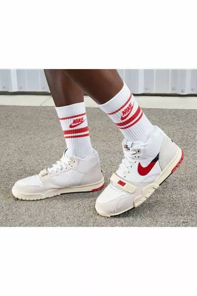 Heren Basketbalschoenen Air Trainer 1  Wit