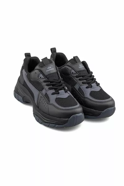 Lamp Lent  Кроссовки на толстой подошве Кроссовки унисекс ЧЕРНЫЕ