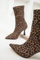 Leopard Женские Сапоги и Ботинки 