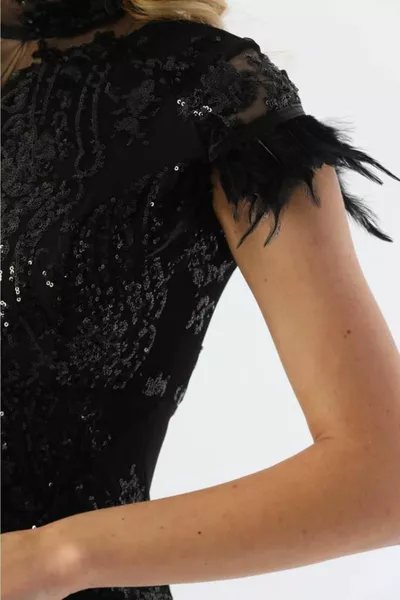 Otrish und Pailletten Fisch Abendkleider