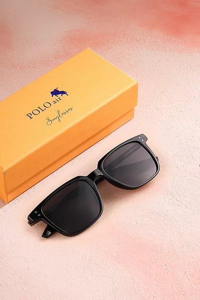  Korumalı Unisex Güneş Gözlüğü Siyah 