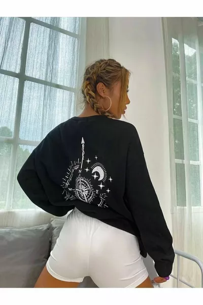 North Bedrucktes Swetshirt.