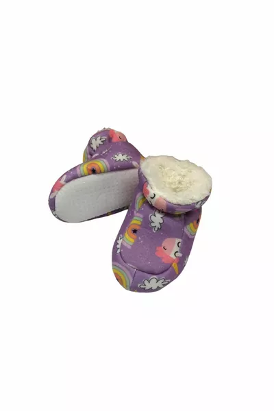 Baby laarsjes thuis laarzen - eenhoorn patroon - antislip zool