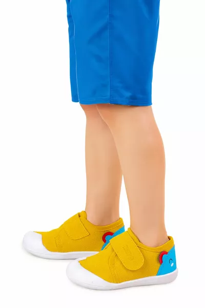 Karamazı Kinder Catly Velcro Baby Jungen Erster Schritt Panduf Schuhe