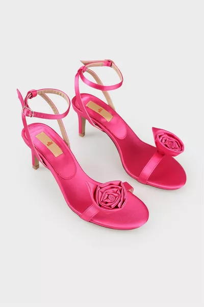 Fuchsia Women's Heeled Sandals