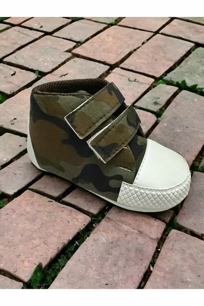 Premier Pas Bébé Chaussures Sports Camouflage À Motifs
