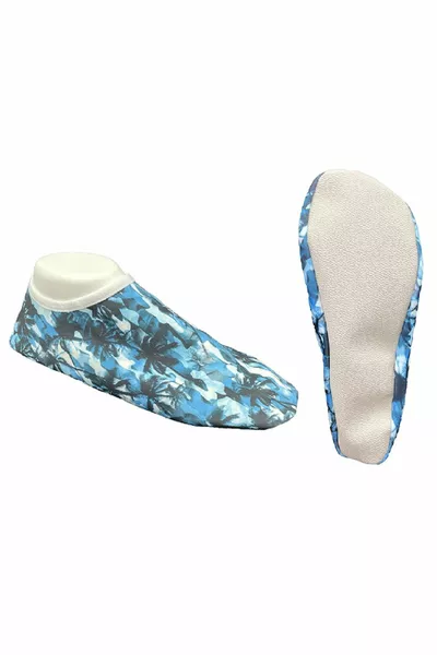 Palmier à motif antidérapant semelle piscine et mer chaussures adulte
