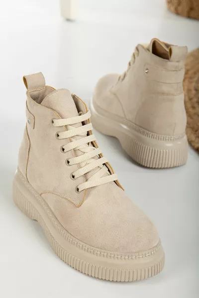 Bottes orthopédiques droites en daim pour femmes