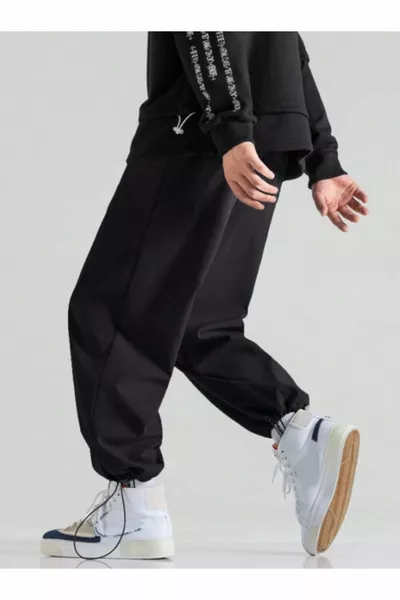 Pantalon de survêtement oversize à jambe ajustable pour homme