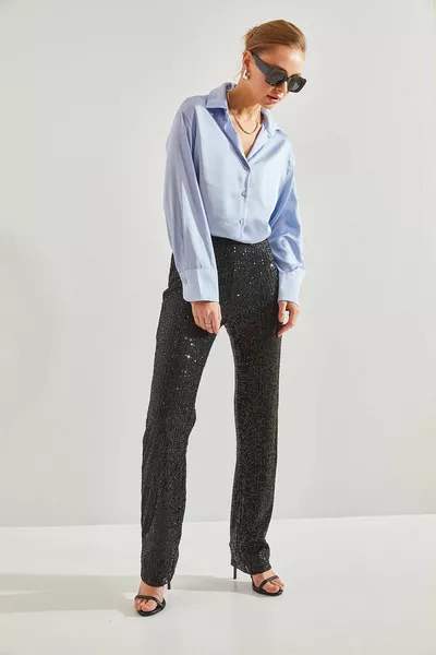 Pantalons à paillettes pour femmes