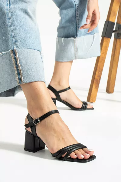 المرأة حادة اصبع القدم التحيز حبل مفصلة أحذية السهرة الكعب