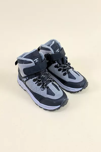 Stivali invernali impermeabili in velcro ghiaccio da ragazzo