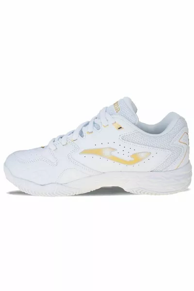 Master  Lady  Bianco-oro Scarpe da Tennis Donna