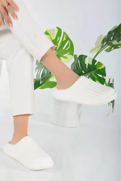 نعال منزل للجنسين مع الصوف داخل نعل الفالون