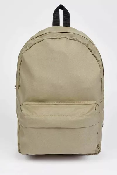 Schneller Unisex Stoff Casual Basic Rucksack - Hellgrün