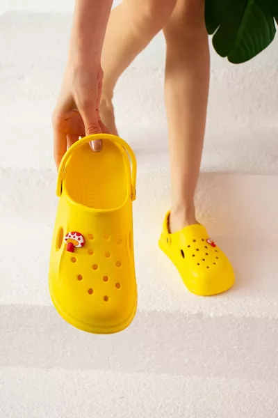 Donna Giallo Eva Mare Spiaggia Cuoco Medico Infermiera Ospedale Insegnante Confort Casual Sandali Pantofole