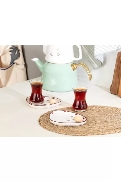 طقم شاي في روج جراين مكون من 4 قطع