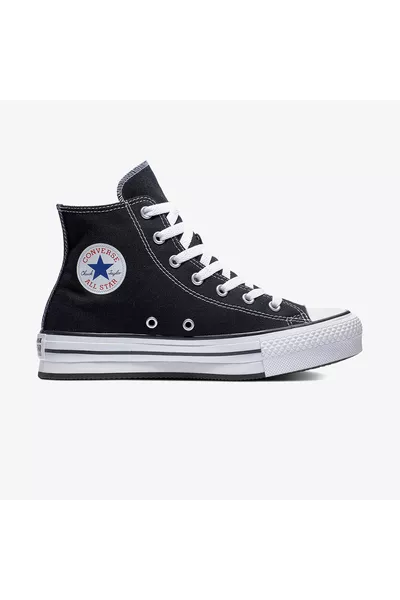 حذاء سنيكرز نسائي بشبكة سوداء من تشاك تايلور أول ستار إيفا ليفت