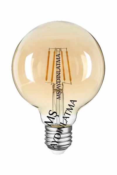   Sensitive 6 Watt Daylight LED Filament Rustic Honey Glass Bulb 