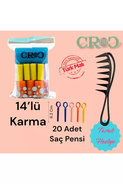  Велкро гъба бигуди, комплект от  разноцветни, самозалепващи се бигуди за коса ( щипки за коса)