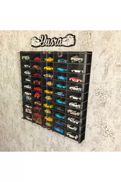 White Plexiglass Cover 1/ Scale Model Car Display Shelf Compatible with  Vehicles