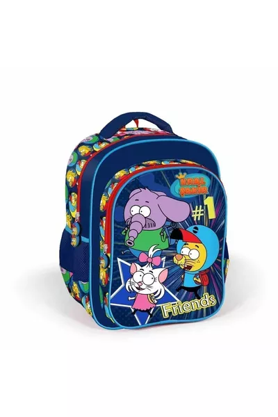 Раница за начално училище Kral Şakir с две отделения 3-частен комплект