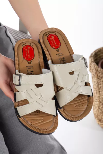 Women's Ultra Soft Soft Sole Wedge Heel Orthopedic Daily Mother Slippers with Padded Insole